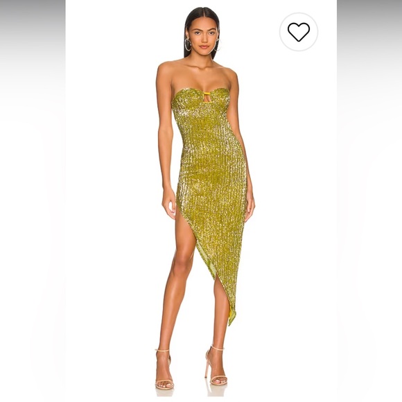 The Alix Earle dress! Camilla Coelho Mackenzie Dress in Limoncello from REVOLVE - Picture 1 of 7